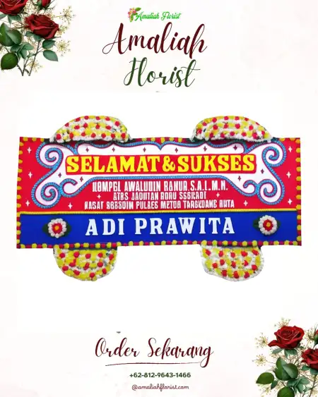 Papan Bunga Ucapan Selamat Wotanmasjedong
